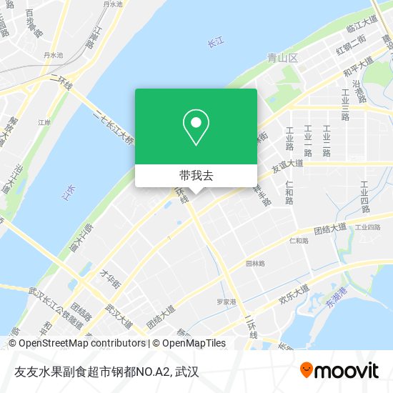 友友水果副食超市钢都NO.A2地图