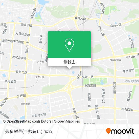 弗多鲜果(二师院店)地图