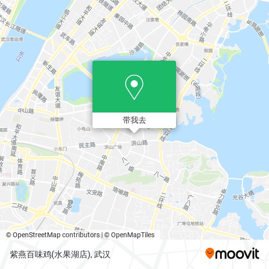 紫燕百味鸡(水果湖店)地图