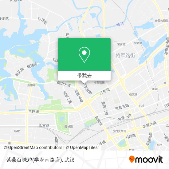 紫燕百味鸡(学府南路店)地图