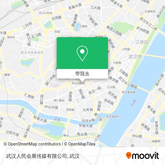 武汉人民会展传媒有限公司地图