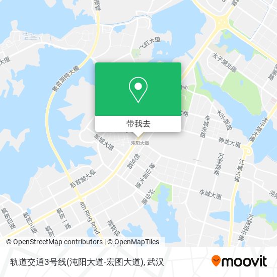 轨道交通3号线(沌阳大道-宏图大道)地图