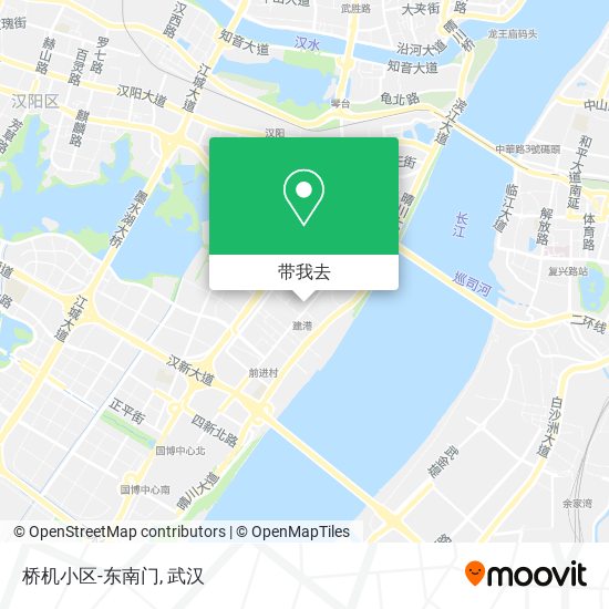 桥机小区-东南门地图