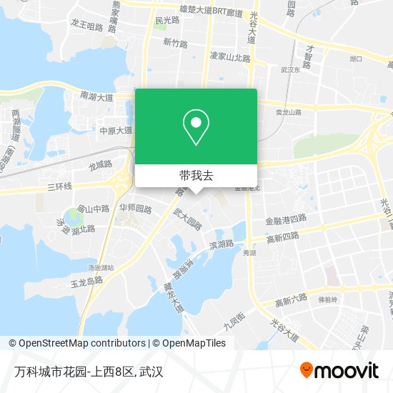 万科城市花园-上西8区地图