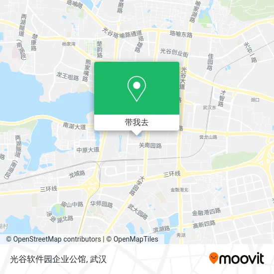 光谷软件园企业公馆地图