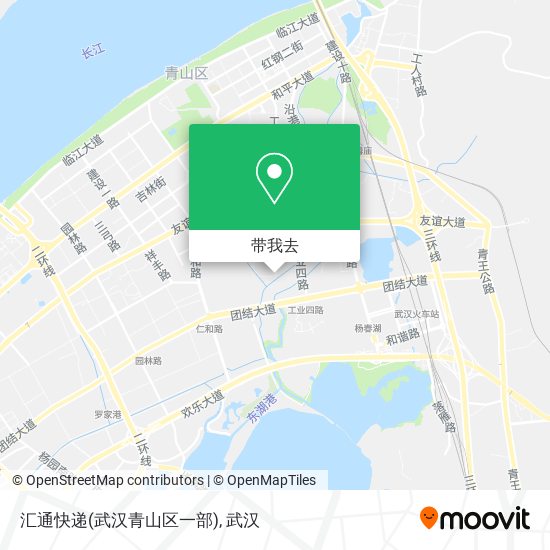 汇通快递(武汉青山区一部)地图