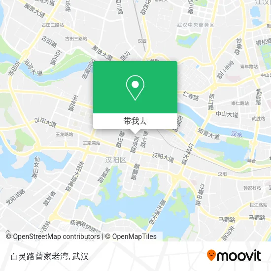 百灵路曾家老湾地图