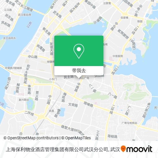 上海保利物业酒店管理集团有限公司武汉分公司地图