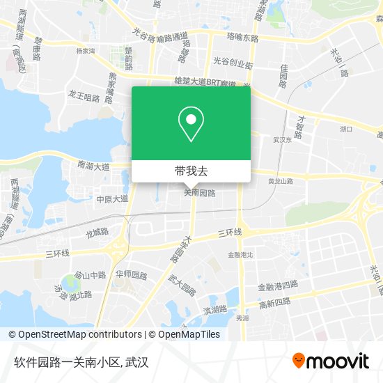 软件园路一关南小区地图