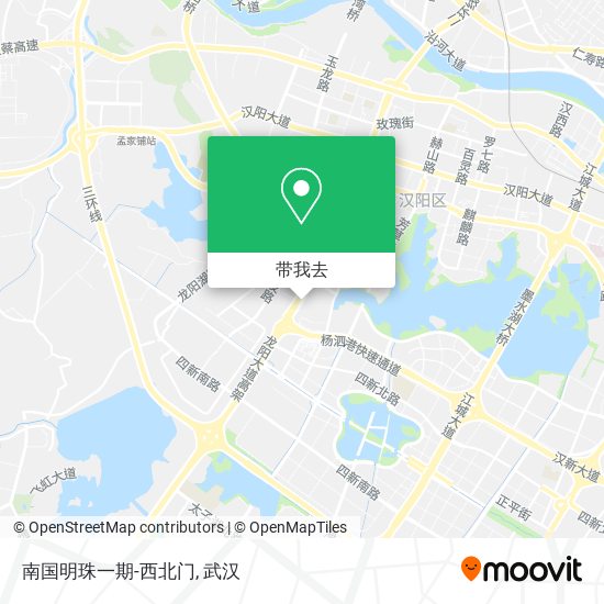 南国明珠一期-西北门地图