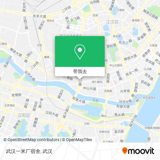 武汉一米厂宿舍地图