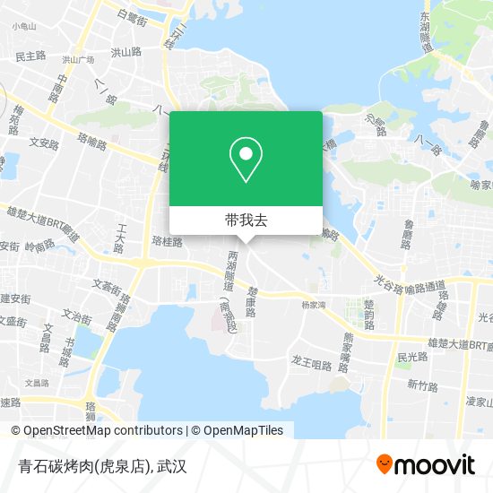 青石碳烤肉(虎泉店)地图