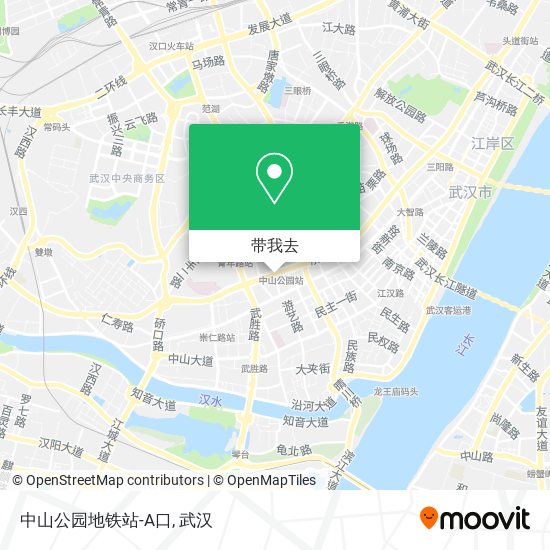 中山公园地铁站-A口地图
