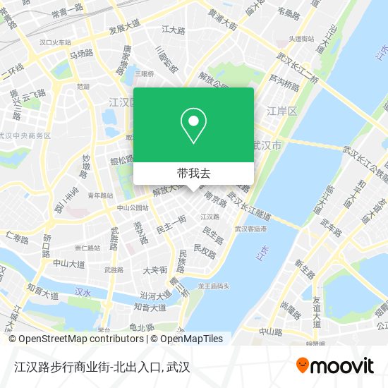 江汉路步行商业街-北出入口地图