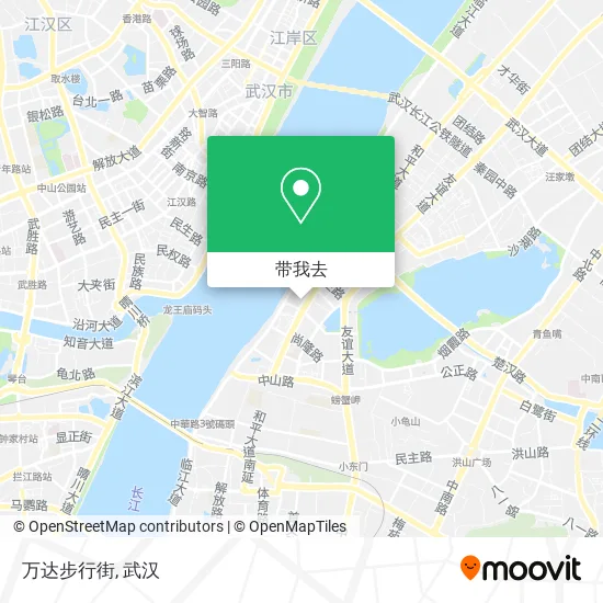 万达步行街地图