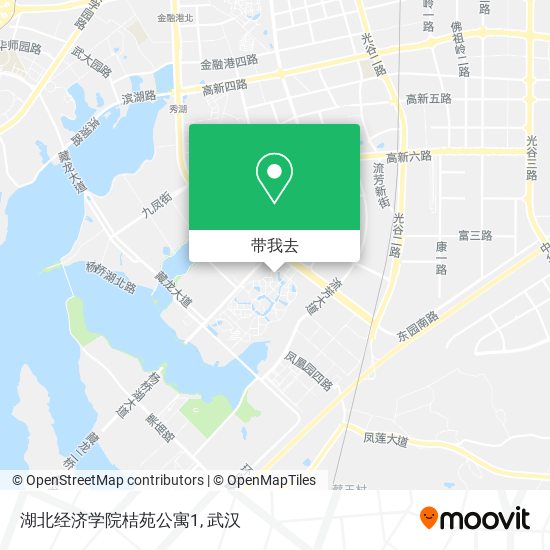 湖北经济学院桔苑公寓1地图