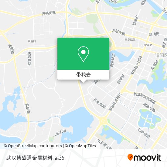 武汉博盛通金属材料地图