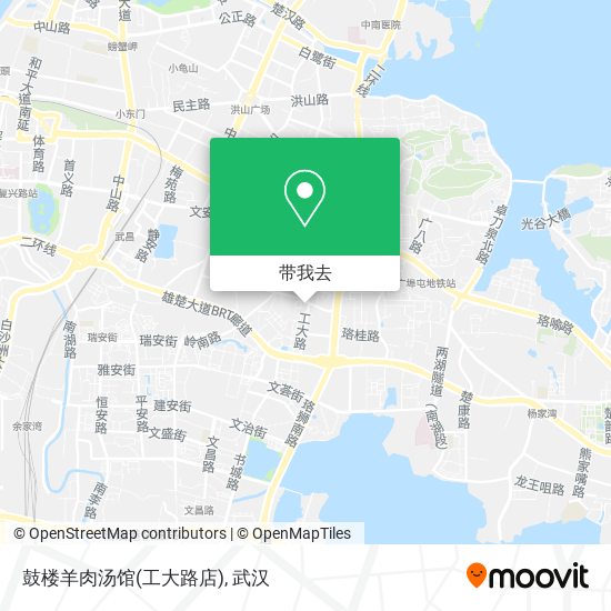 鼓楼羊肉汤馆(工大路店)地图