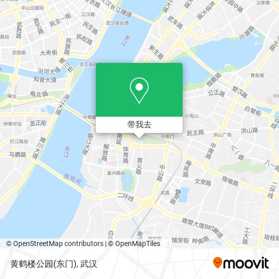 黄鹤楼公园(东门)地图