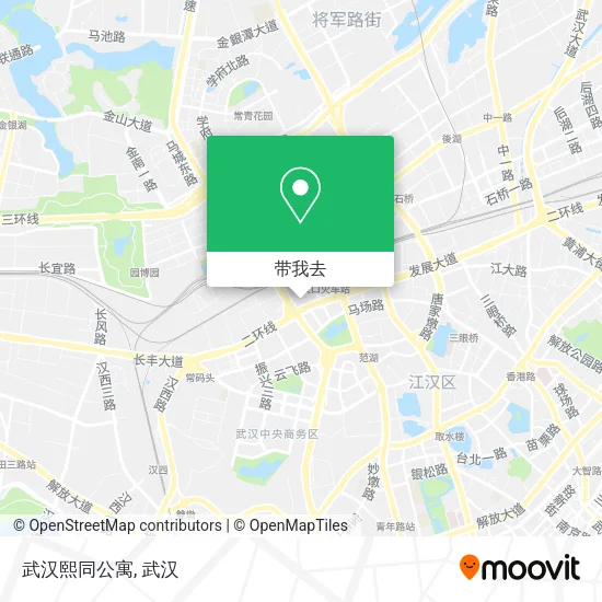 武汉熙同公寓地图