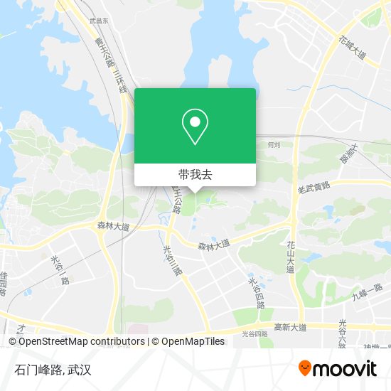 石门峰路地图