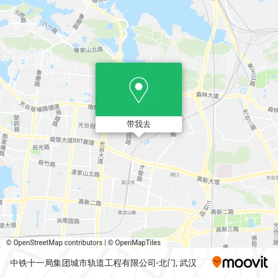 中铁十一局集团城市轨道工程有限公司-北门地图