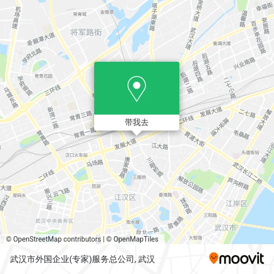 武汉市外国企业(专家)服务总公司地图