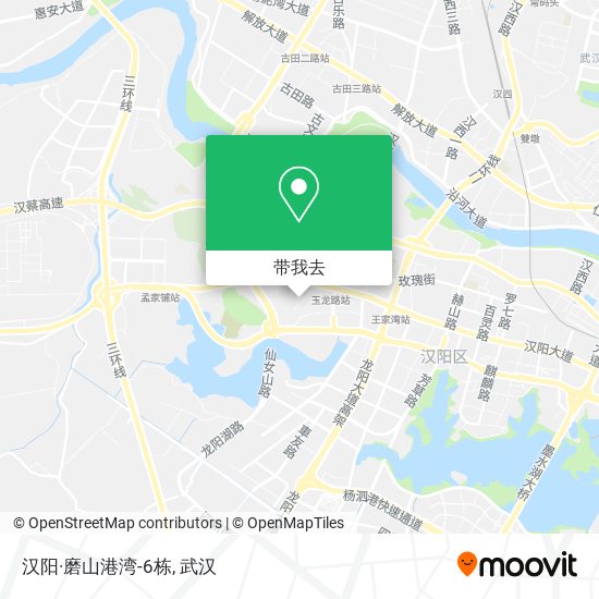 汉阳·磨山港湾-6栋地图