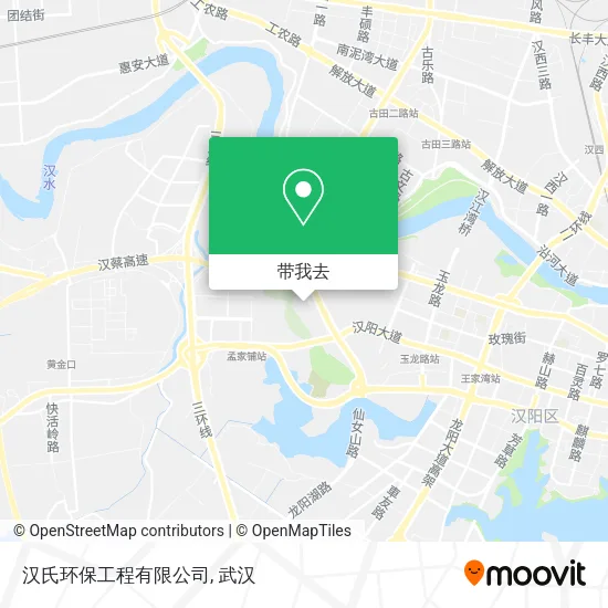 汉氏环保工程有限公司地图