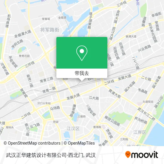 武汉正华建筑设计有限公司-西北门地图