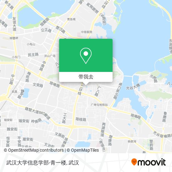 武汉大学信息学部-青一楼地图
