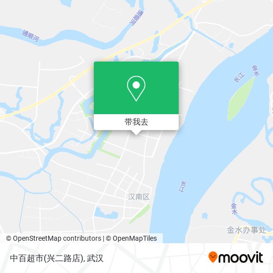 中百超市(兴二路店)地图