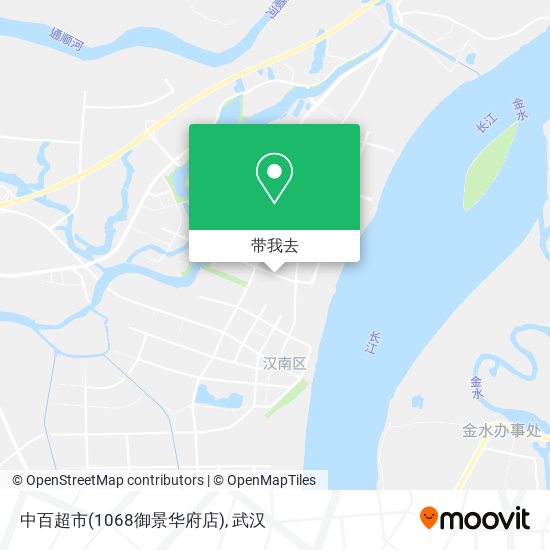 中百超市(1068御景华府店)地图