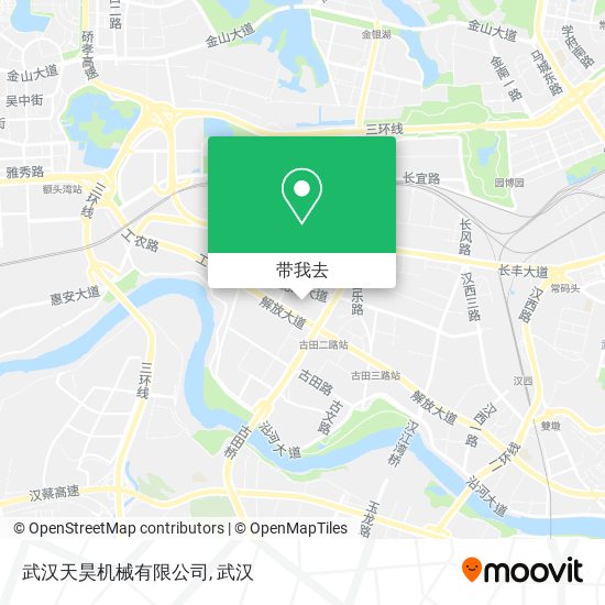 武汉天昊机械有限公司地图