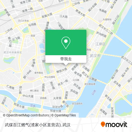 武煤百江燃气(渣家小区直营店)地图