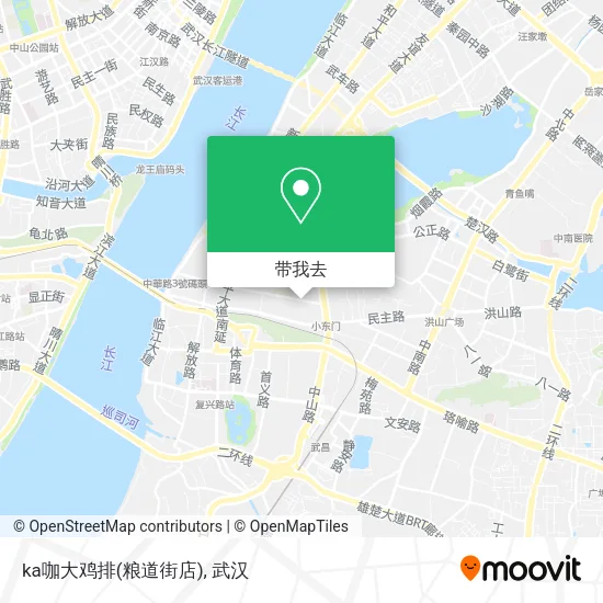 ka咖大鸡排(粮道街店)地图
