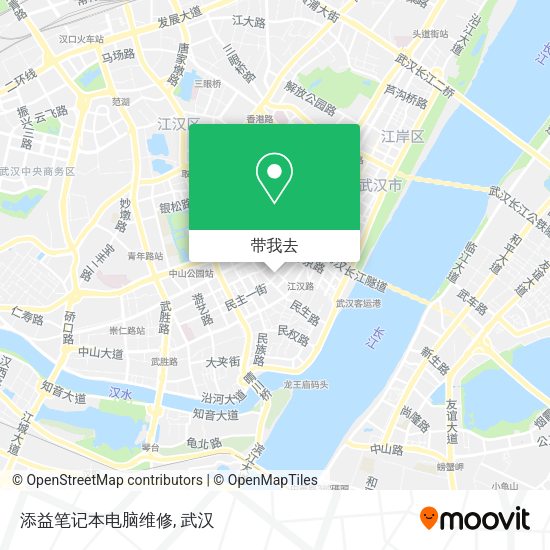 添益笔记本电脑维修地图
