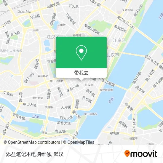 添益笔记本电脑维修地图