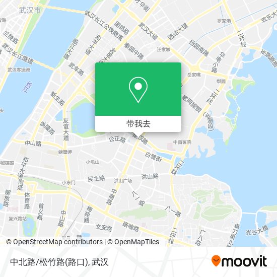中北路/松竹路(路口)地图