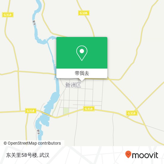 东关里58号楼地图