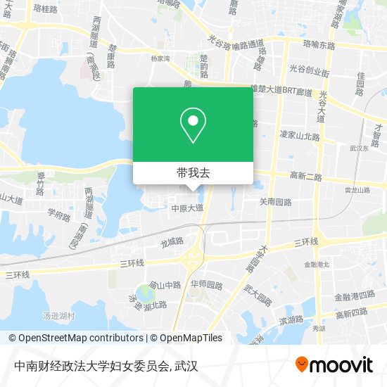 中南财经政法大学妇女委员会地图
