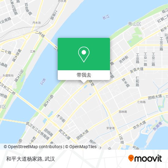 和平大道杨家路地图