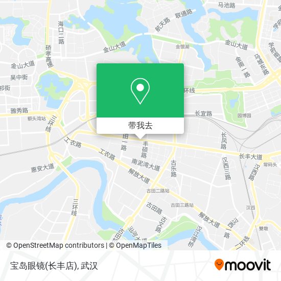 宝岛眼镜(长丰店)地图