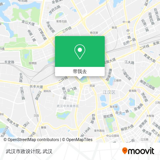 武汉市政设计院地图