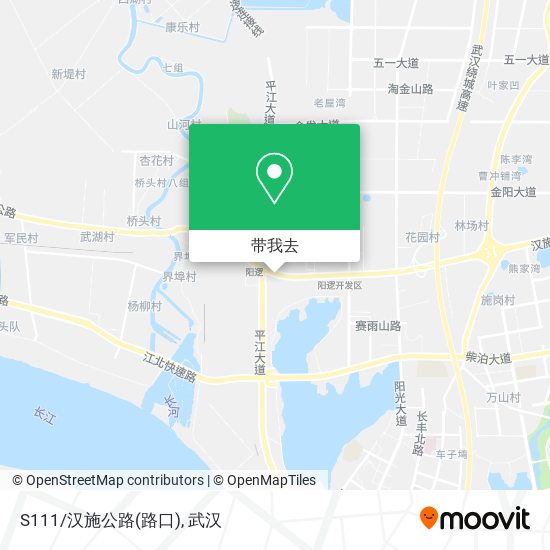 S111/汉施公路(路口)地图