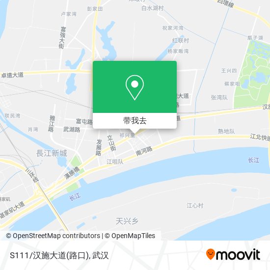 S111/汉施大道(路口)地图