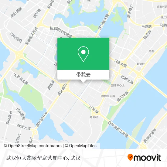 武汉恒大翡翠华庭营销中心地图