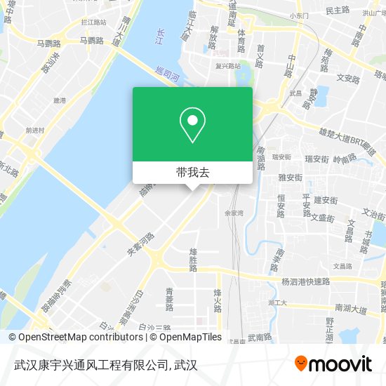 武汉康宇兴通风工程有限公司地图