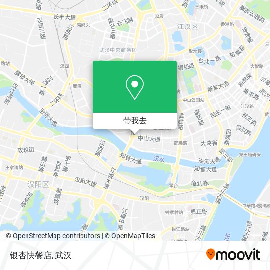 银杏快餐店地图