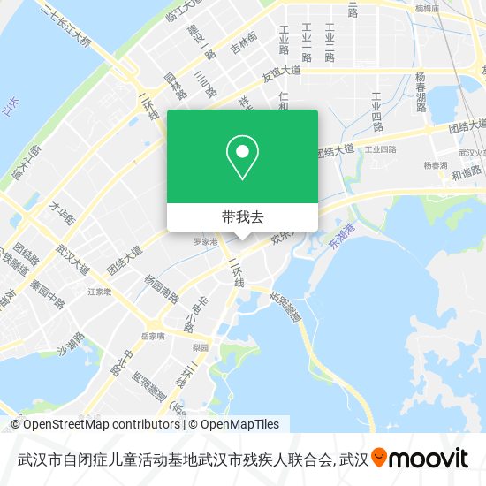 武汉市自闭症儿童活动基地武汉市残疾人联合会地图